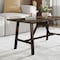 Flash Furniture Eli Solid Wood Farmhouse Coffee Table, Trestle Style Accent Table in Dark Gray LFS-2013-DKGRY-GG - alternate 8